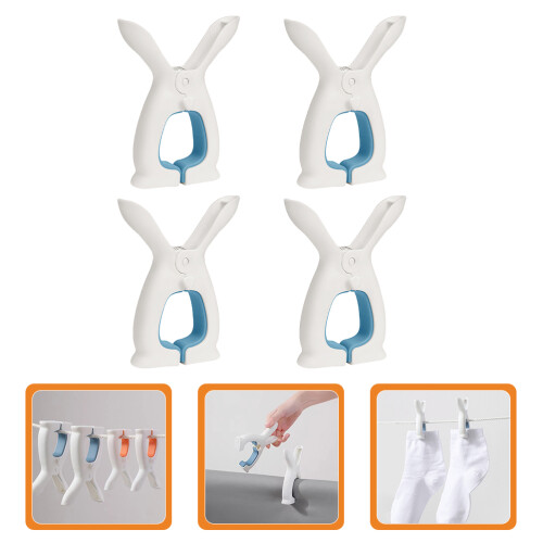 4St Winddichte Plastic Clips Voor , Handdoek En Kleding 2