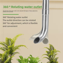Fish Tank Filter Tube Filter Aquarium External 304 Stainless Steel Inlet and Outlet Oil Removal Film Filter Accessories