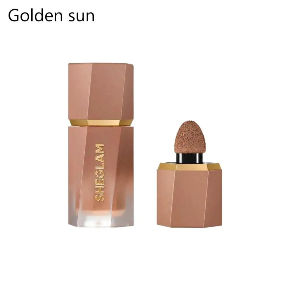 My Store (Golden Sun) Sheglam Liquid Lip Tint Blush Lip Cheek Eye 2In1 Hydrating Lightweight Highly Saturated Longlasting Makeup For Velvet Finish