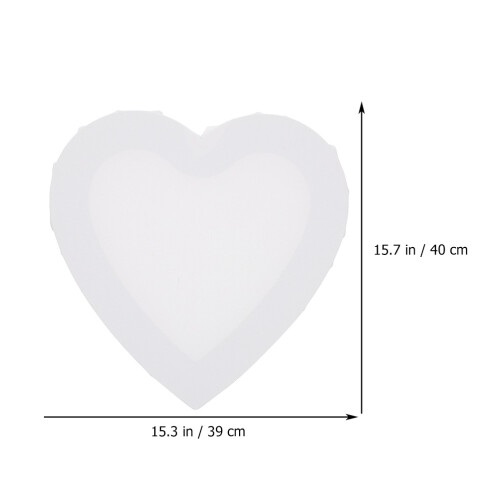6St Hartvormige Schilderdoeken Frame Van Mdf En Katoen 1