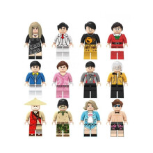 12 PCS Diverse Careers Trendy Lifestyle Actor Business Man Building Block Gift for Children