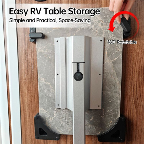 RV Table Folding  Lock Kit Camping Caravan Table Fixing Bracket Table Support Holder for Motorhome 2