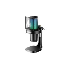 MAONO DGM20W Draadloze Microfoon USB Gamer Microfoon met Ruisonderdrukking RGB Verlichting voor PC Gaming met Standvoet