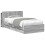 VidaXL vidaXL Bed Frame with Storage Grey Sonoma 75 x 190 cm Engineered Wood 2