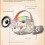 Wireless Bluetooth Karaoke Speaker with Microphone, All-in-One Singing System with Deep Bass and Echo Effect 4