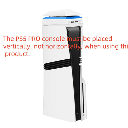 External Cooling System for PlayStation 5 Pro Console, Efficient Heat Dissipation, Quiet Fan Design, Easy Installation 1