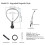 Magnetic Neck Mount for Smartphones, Adjustable Strap, Hands-Free POV/Vlog, for  & Android 8