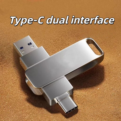 Chiavetta USB-C OTG da 4 TB per telefono e computer, design girevole a 360, compatta e pratica 2