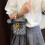 Borsa a secchiello ricamata di lusso, stile boho chic, elegante e capiente per uso quotidiano 4