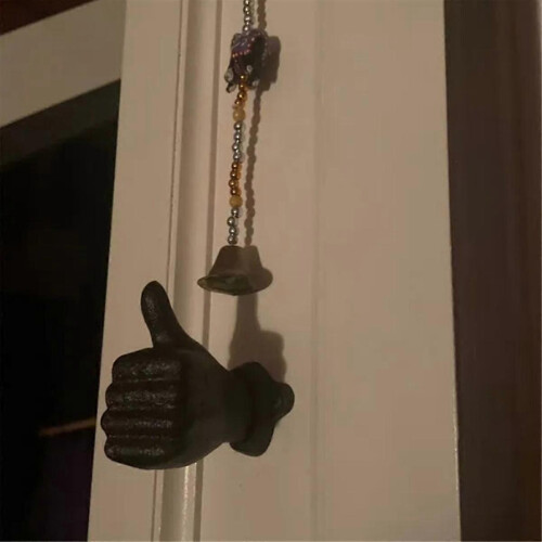 Funny Finger Wall Hook, Thumb Up Shaped Decorative Resin Wall Mounted Hook, Durable Home Decor Hook 2