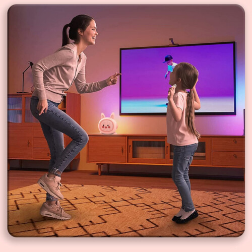 Microfone de Karaoke Infantil para Cantar com os Pais, Cria Memórias Mágicas, Duplo Microfone 1