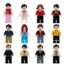 12 PCS Office Professionals Urban Lifestyle Series Building Blocks Figures Role Play Toys for Boy & Girls
