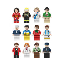12 PCS Cooker Sailor Christmas Sweater Figure Building Block Birthday Gift for Children