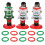 1Set Kleurrijk Kerst Ringwerpspel Met Opblaasbare Nutcrackers 1
