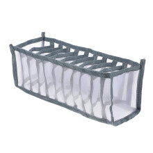 1Wardrobe Underwear Box Van Sterk Nylon, Grijs, Voor Netjes Opbergen