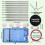 4.5 Inch Lace Interchangeable Circular Knitting Needle Set, Sizes US 1, 1.5, 2, 2.5, 4, 5, 6, 7 Interchangeable 7