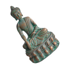 1St Zittend Boeddha Beeldje Resin Kunstfiguur Voor Thuis
