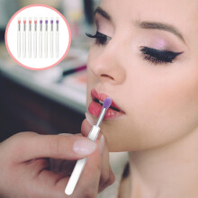 8St Make-Up Brushes Set Silicone Lip En Oogschaduw Onderweg