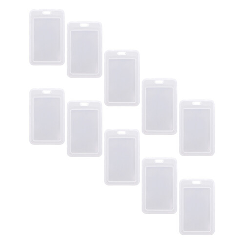 20St Multifunctionele Plastic Kaart Covers Transparant En Sterk