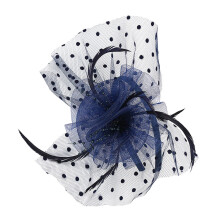 Ijlvolle Vintage Fascinator Hoofdband Met Mesh Cosplay