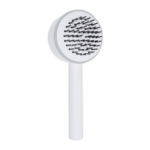 (White) Self Cleaning Hair Comb Scalp Massage Hair Brush Women Curly Hair Detangler Styling Tools for Women's Hair Brush