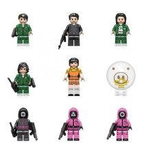8PCS Game Action Boss Minifigures Set Children's Toys Building Blocks Fit Lego