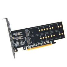 PCIe4.0 X16 to 4xNVME M.2 Expansion Card M.2 SSD GEN4 PCIe4.0 PC Motherboard Expansion Card for 2230 2242 2260 2280