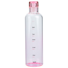 Ijlvolle Roze Glazen Waterfles Voor Outdoor Sport En Fitness