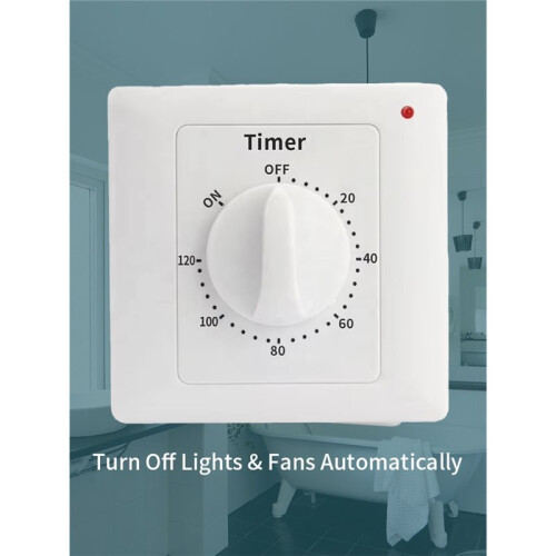 Water Pump Timer  Socket Household Power Control Mechanical 120 Minutes Countdown Turn Off Automatically Power Off 1