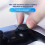 12PCS Replacement Joystick Caps for PS5 Game Console Repair Cap for Broken Joysticks Button Cap for PS5/PS5 SLIM/PS5 PRO 8