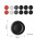 12PCS Replacement Joystick Caps for PS5 Game Console Repair Cap for Broken Joysticks Button Cap for PS5/PS5 SLIM/PS5 PRO 9