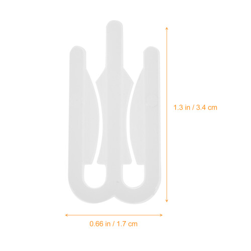 500St Plastic Shirtclips Voor Kleding En Accessoires 1