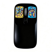 Graffiti Wireless Rechargeable Mouse, Long Battery Life, Ergonomic Design for Office, Gaming, Desktop and Laptop