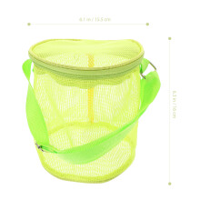 1Groene PVC Mesh Strandtas Voor Kinderspeelgoed En Opbergen