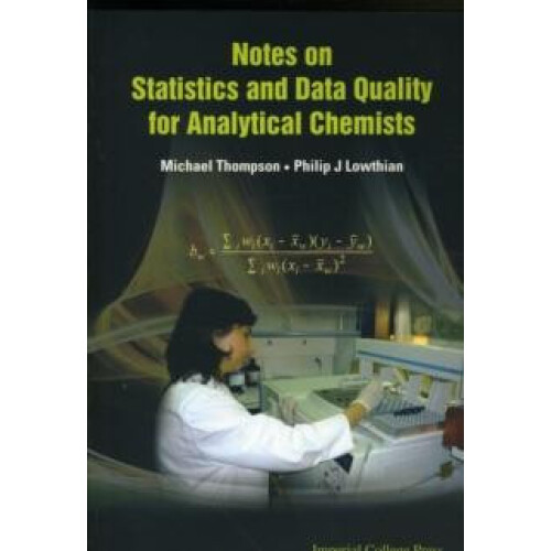 NOTES ON STATIST DATA QUALITY FOR .. by THOMPSON MICHAEL Paperback Boo