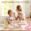 Pasta Making Tools Kit, Ravioli Maker Set with Rolling Pins, Gnocchi Board, Stamps, Cutter & Baking Mat 3