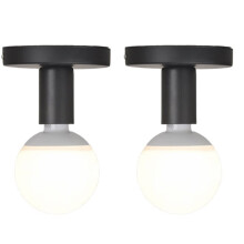 E27-Lamphållare Minimalistisk Halllampa Retro Industriell Taklampsockel Garderobslampa Sovrumslampa Belysningsarmaturer