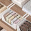 Wardrobe Pull-Out Partition Drawer-Type Underwear Rack Layered Clothes Storage Clothes Hanging Basket Without Punching 3