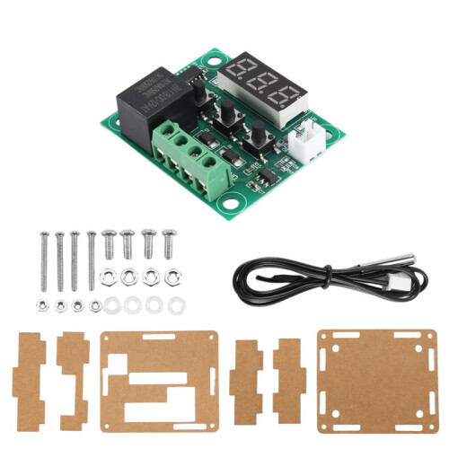 W1209  12V Digital Temperature Controller Board -50-110C Electronic Temperature Temp Control Module  (1-Pack) 1