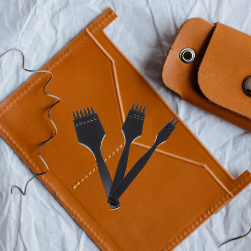 3St Duurzame Leren Tool Set Voor Creatief Leerbewerking 2