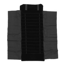 1Zwarte Fluwelen Sieraden Organizer Rol En Opbergtas