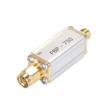 Filtro de Paso de Banda FBP-750 10W 750MHz SMA de Baja Pérdida de Inserción y Alta Inhibición para Sistemas WCS/Safety Pública/Pruebas