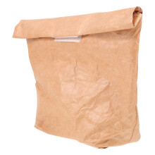 1St Praktische Lunchzak Foldable Kraft Papier Opslag Zak