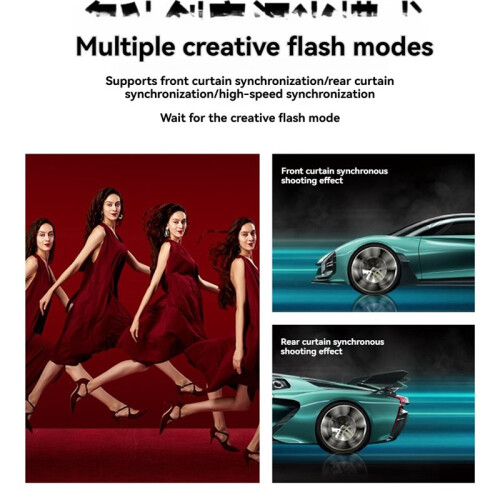 TR-Q8 TTL HSS Wireless Flash Trigger Touch Screen Transmitter Speedlite Studio Flash Fast Charge for
