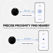 Tracker with Protective Cover for Android, Key Finder & Luggage Locator for Find My Device App