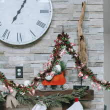 4St Plastic Kerst Slinger Met Kleuren Voor Feest En Boomversiering