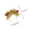 2St Xmas Kinder Haarband Feestelijk Goudkleurig Accessoire 2