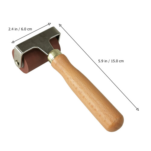 1St Rubberen Roller Brayer Voor Schilderen En Zeefdrukken 1