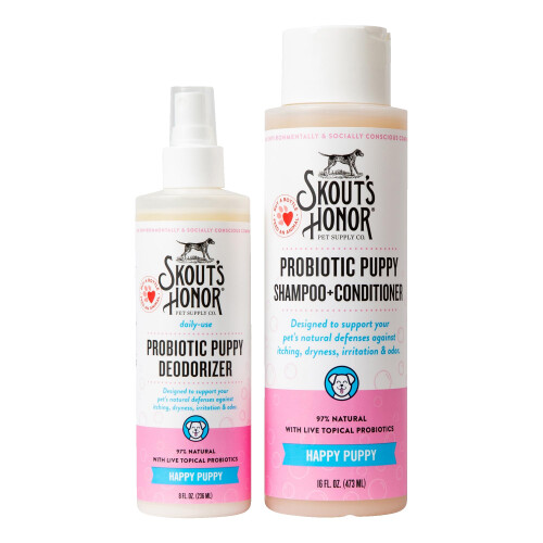 SKOUT'S HONOR Probiotische Pflege Essentials Bundle - Glücklicher Welpe