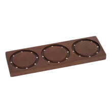 58 mm Massivt Trä Kaffepulverskål Förvaringstavla Magnetisk Väggmonterad Förvaringstavla Kaffefilterskål Förvaringsställ A